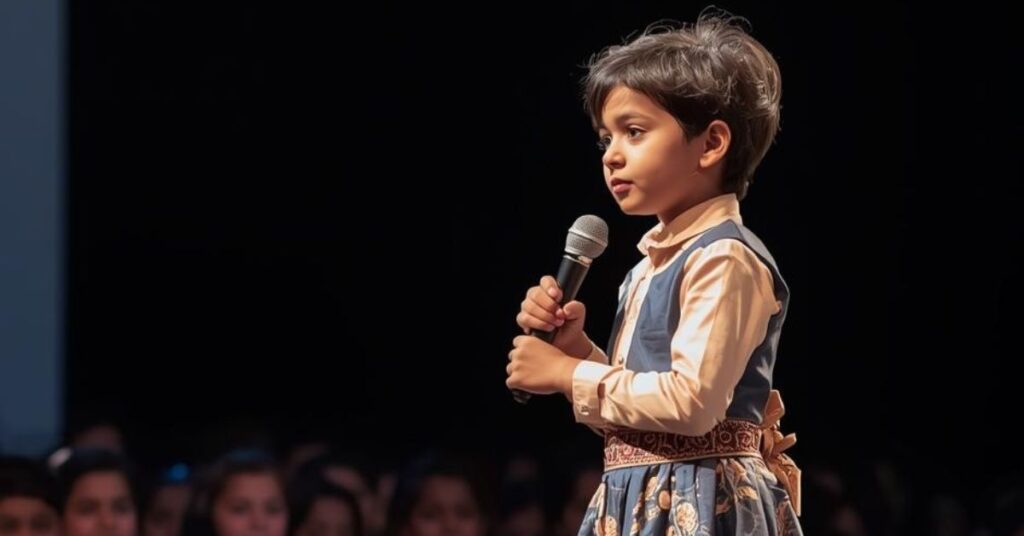 stage fear classes Guwahati children performing